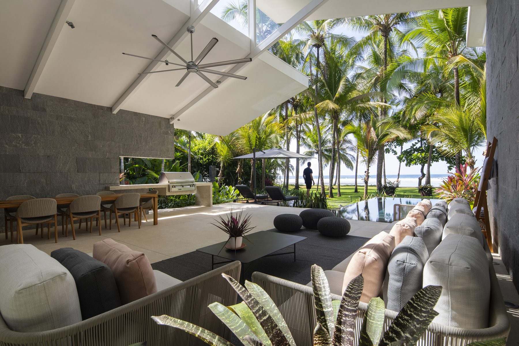 Beach Barn — residential architecture, Pacific Coast, Costa Rica